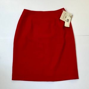 NWT Jones New York 100% Pure Wool Skirt w/ Lining